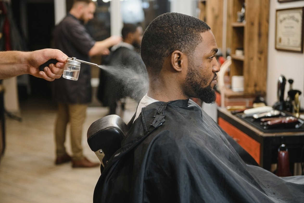 Men's grooming and skincare experience at Deluxe Glow Esthetic Bar