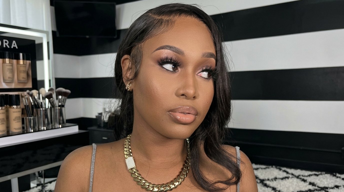 Professional bridal makeup and glam at Deluxe Glow Esthetic Bar