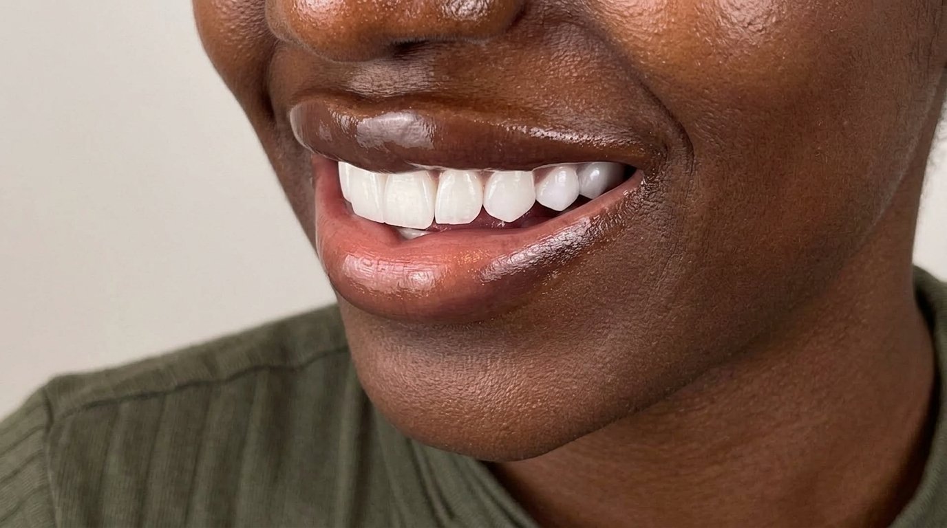 Teeth whitening service at Deluxe Glow Esthetic Bar