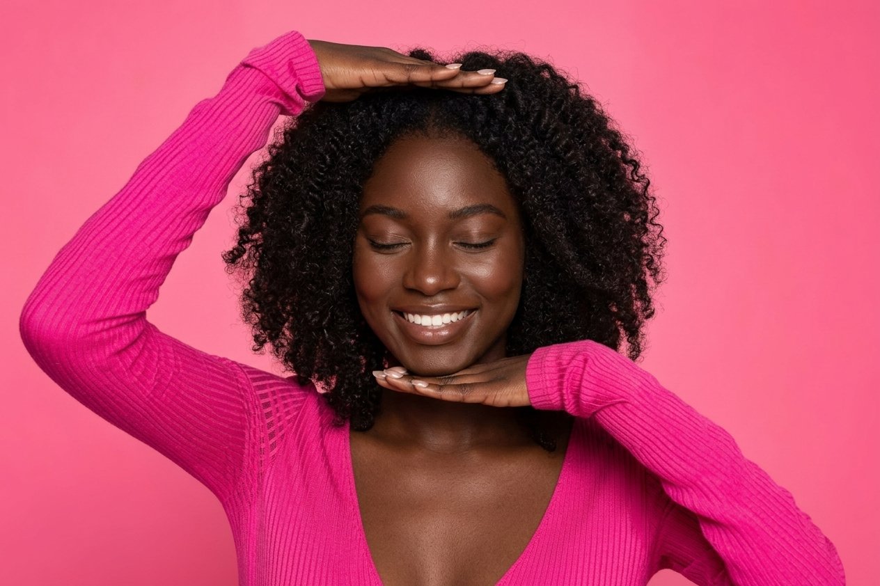 Bright-looking smile after a cosmetic teeth whitening service